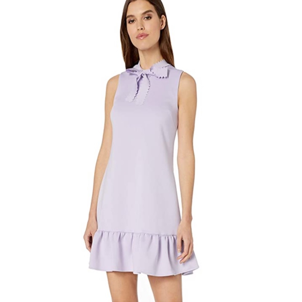 Betsey Johnson Shift Dress with Ruffled Hem